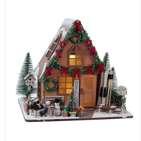 Michaels, Ski Chalet Diorama Kit by Make Market® – Category: Christmas Miniatures